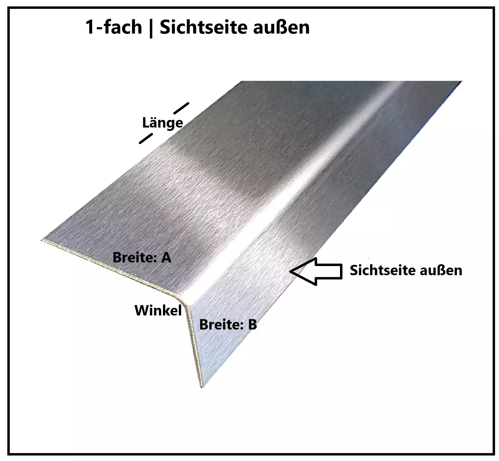 1-fach | Sichtseite außen 1-fach | Sichtseite außen